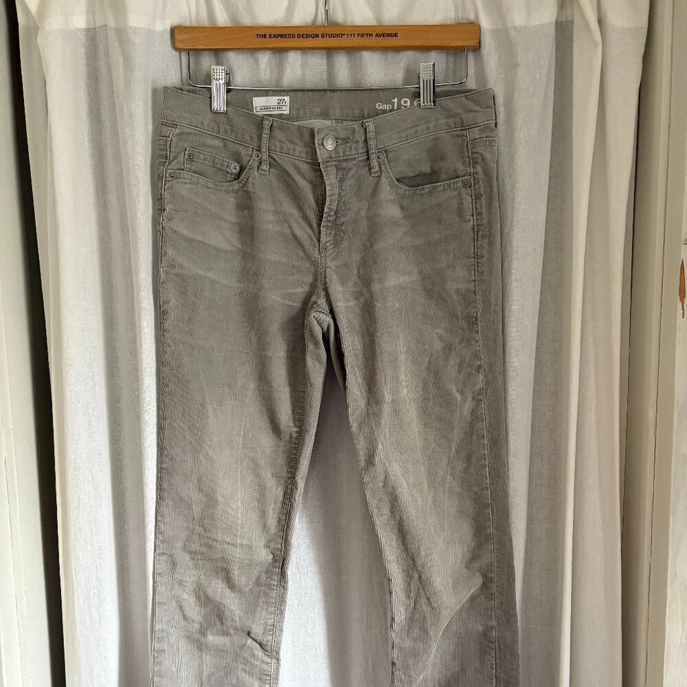Gap 1969 Gray Cords Size 27r